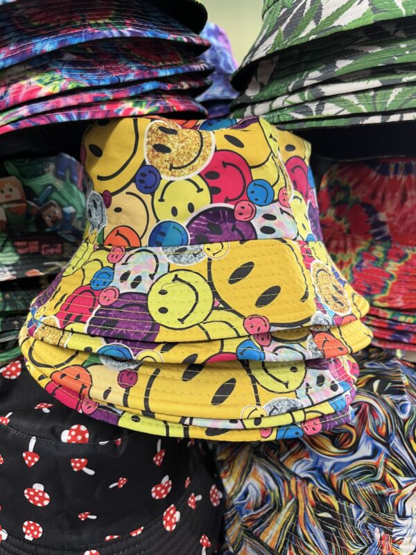 Colorful Smiley Bucket Hat