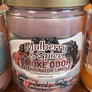 Smoke Odor Exterminator Candle – Mulberry & Spice