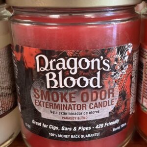 Smoke Odor Exterminator Candle – Dragon’s Blood