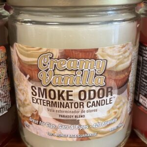 Smoke Odor Exterminator Candle – Creamy Vanilla