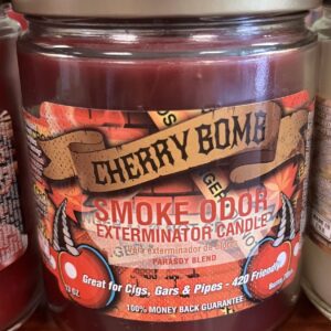 Smoke Odor Exterminator Candle – Cherry Bomb