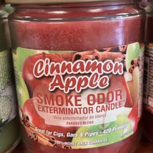 Smoke Odor Exterminator Candle – Cinnamon Apple