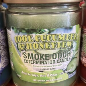 Smoke Odor Exterminator Candle – Cool Cucumber & Honeydew