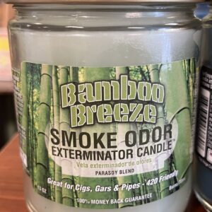 Smoke Odor Exterminator Candle – Bamboo Breeze