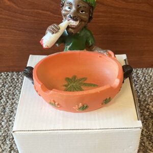 Rasta Ashtray Figurine *Small* – Jamaican Man (Style 1)