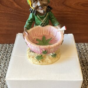 Rasta Ashtray Figurine *Small* – Jamaican Man (Style 3)