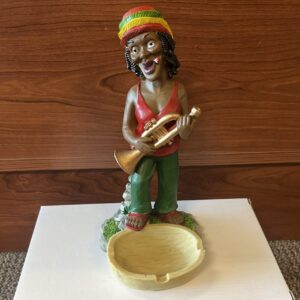 Rasta Ashtray Figurine *Medium* – Jamaican Woman (Style 1)