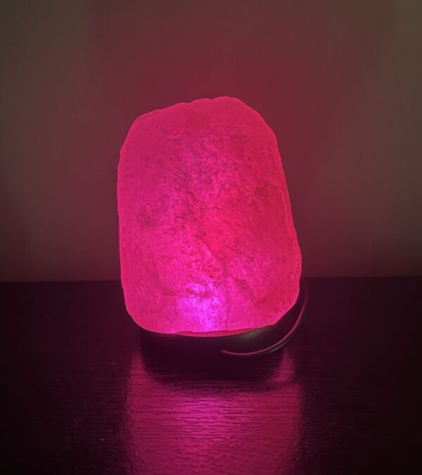 Salt Rock Lamp Pink