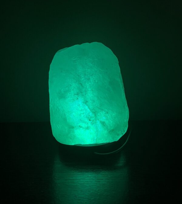 Salt Rock Lamp Green