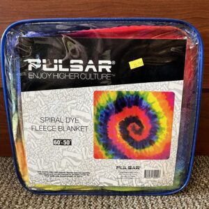 Pulsar Fleece Blanket (50″x60″) – Spiral Tie Dye